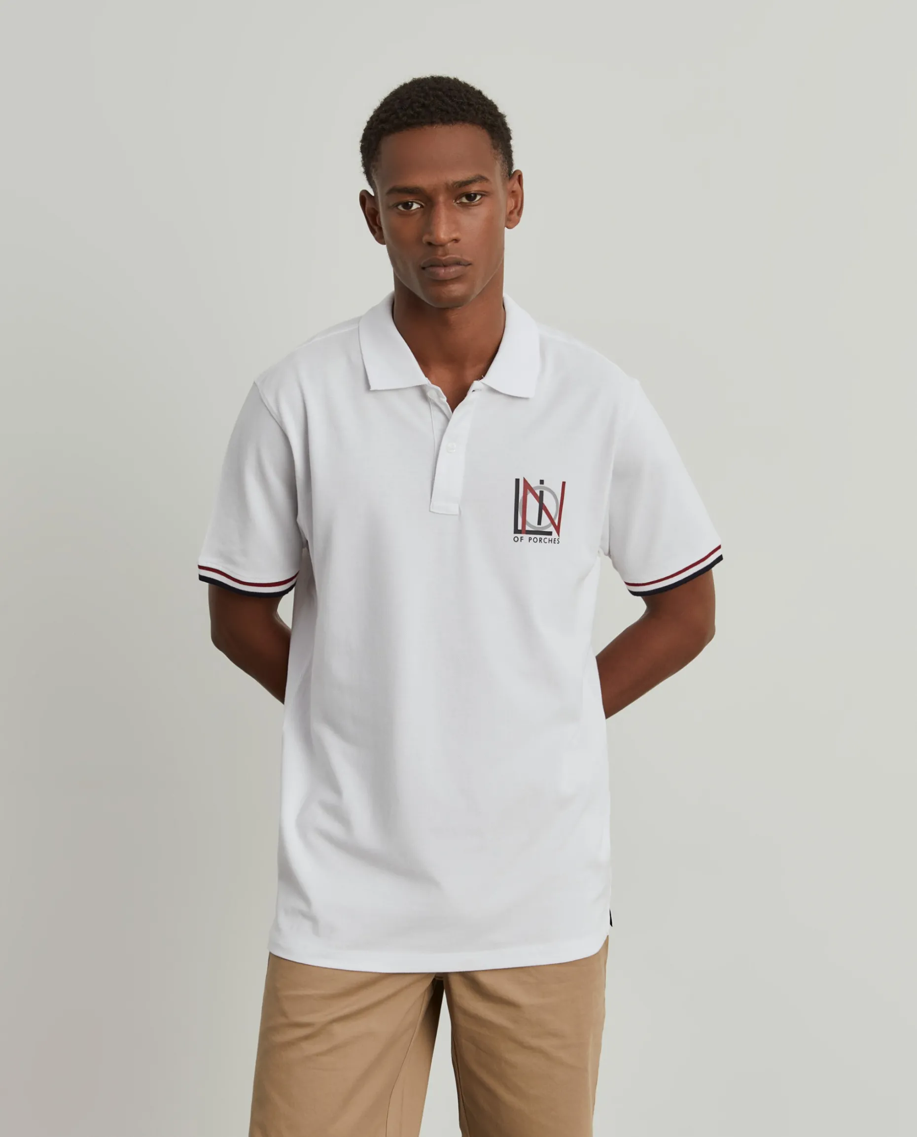 Polo piqué regular fit|LION OF PORCHES Online