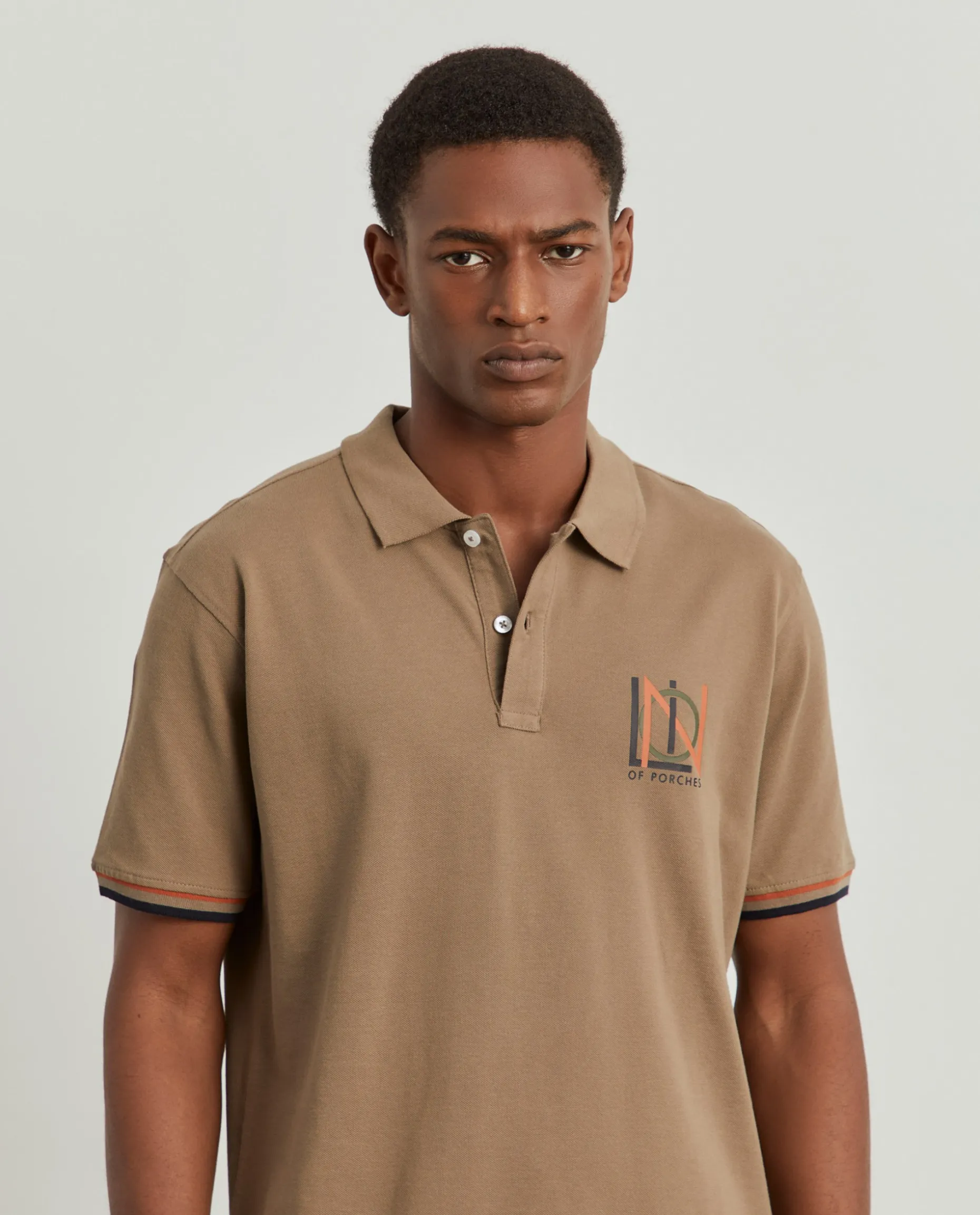 Polo piqué regular fit|LION OF PORCHES Best Sale
