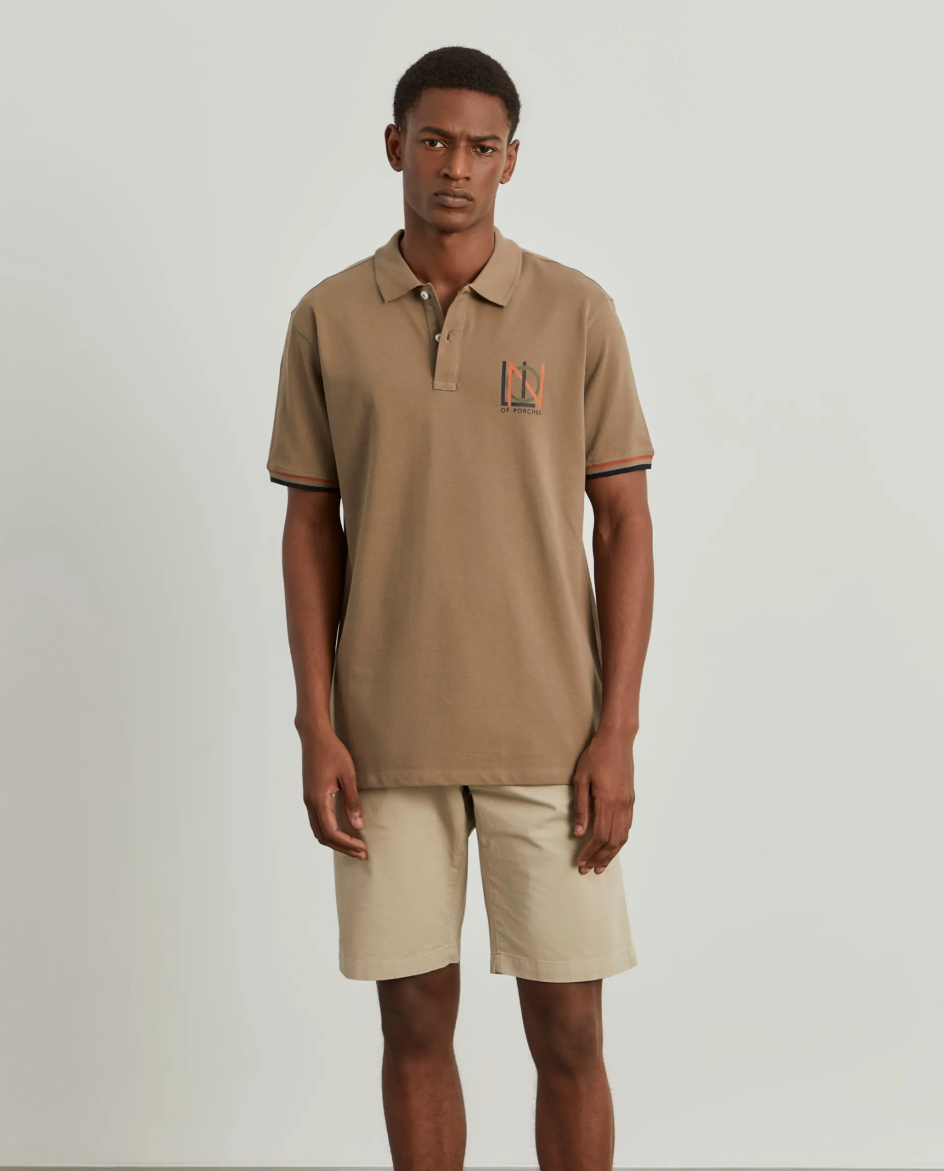 Polo piqué regular fit|LION OF PORCHES Best Sale