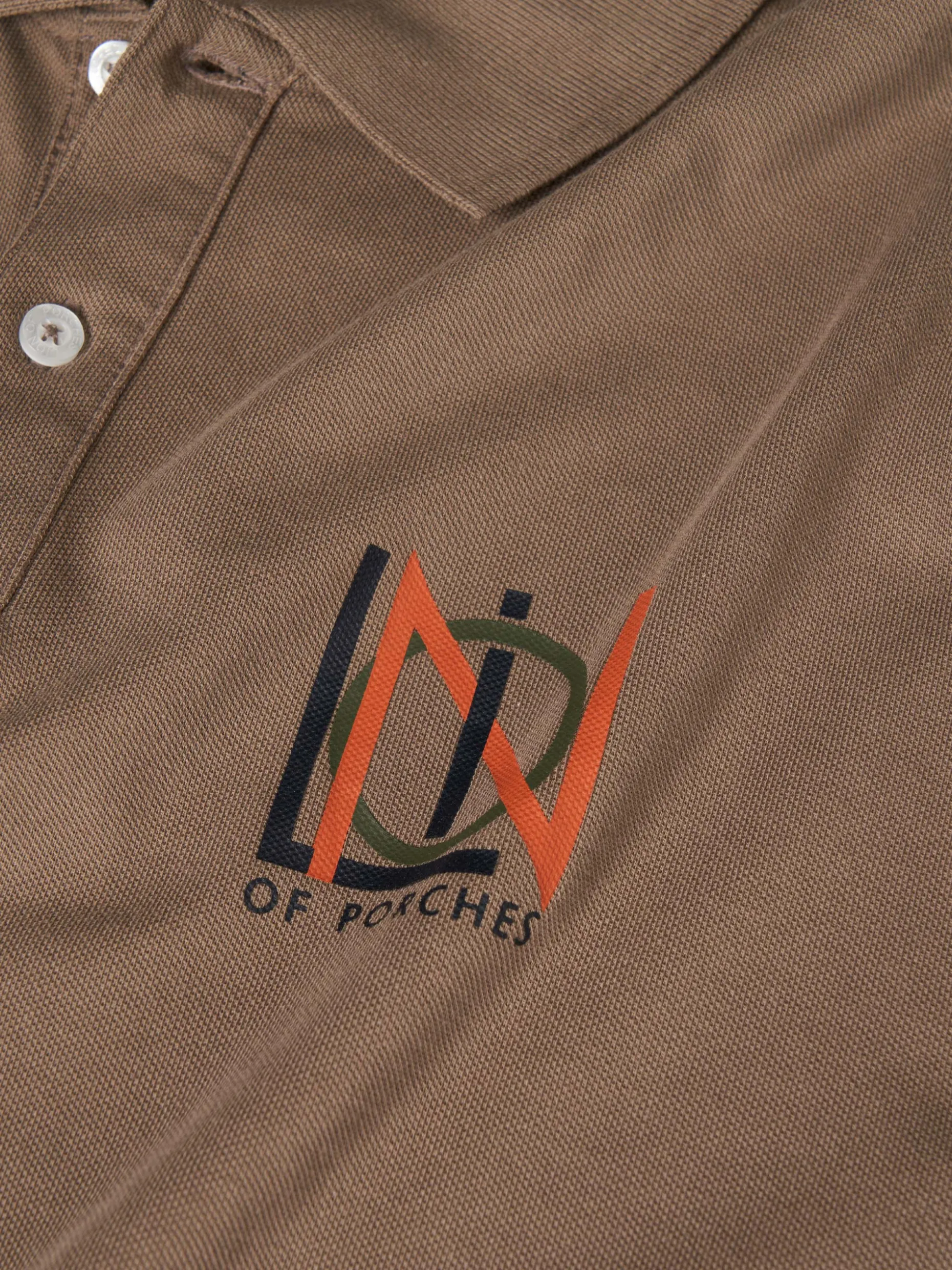 Polo piqué regular fit|LION OF PORCHES Best Sale