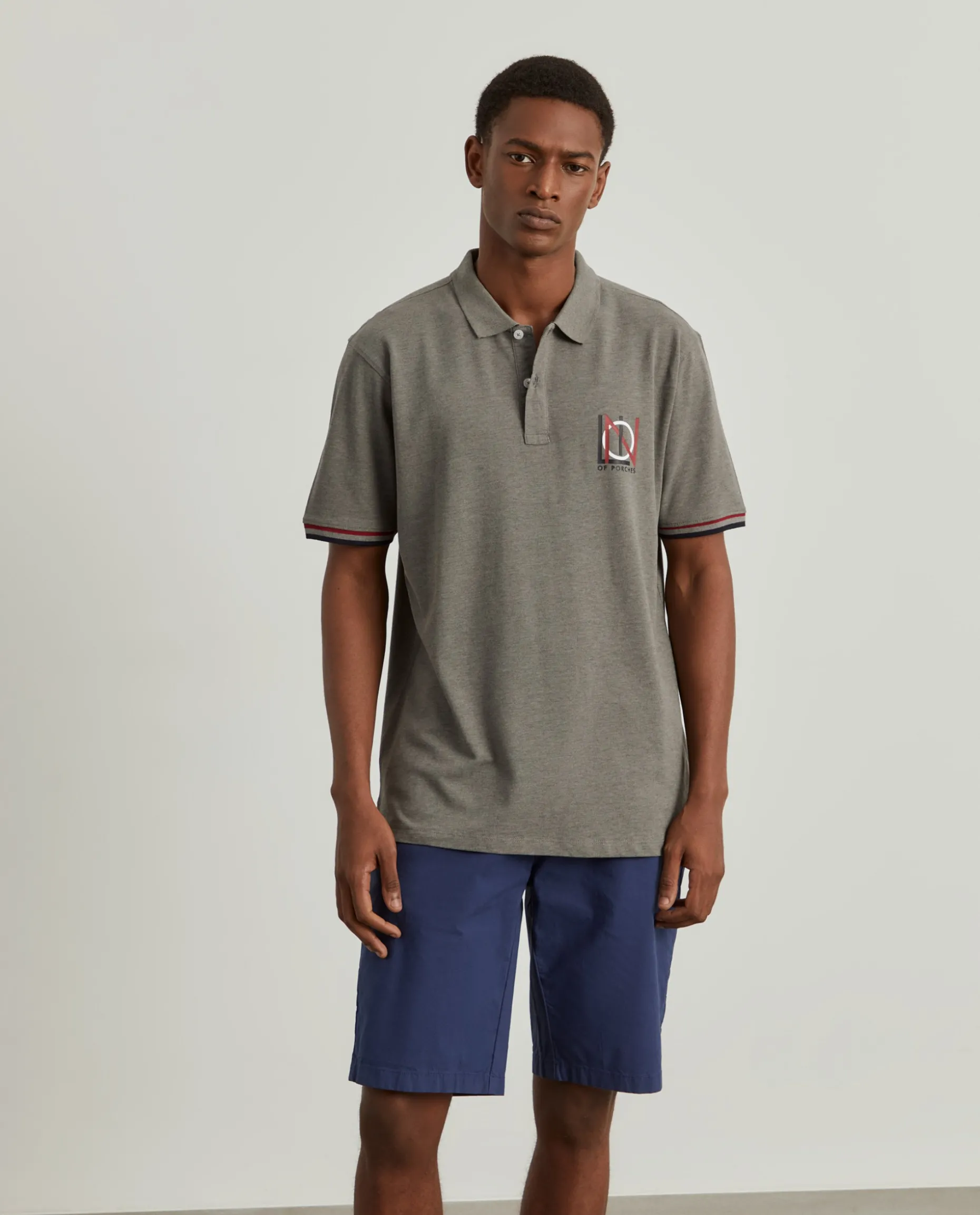 Polo piqué regular fit|LION OF PORCHES Flash Sale