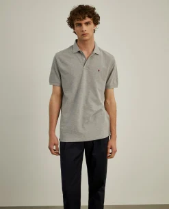 Polo piqué regular fit|LION OF PORCHES Flash Sale