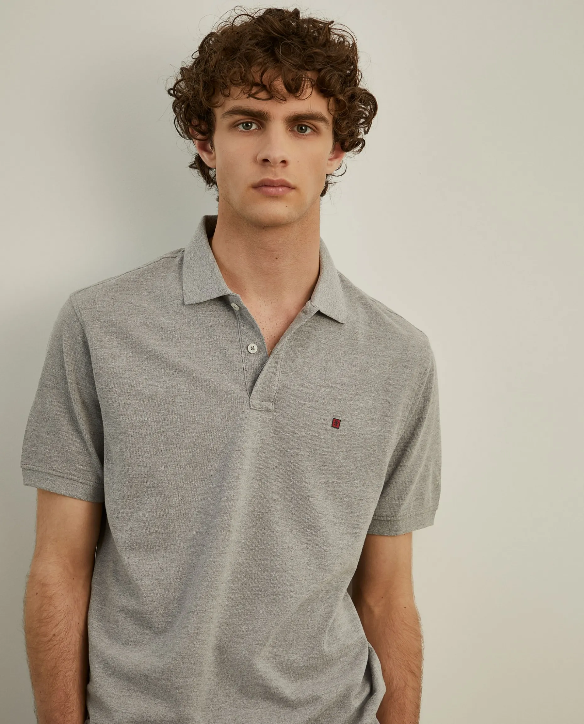 Polo piqué regular fit|LION OF PORCHES Flash Sale