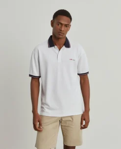 Polo piqué regular fit|LION OF PORCHES Discount
