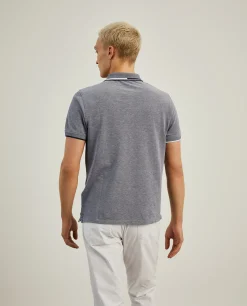Polo piqué regular fit com riscas|LION OF PORCHES Online