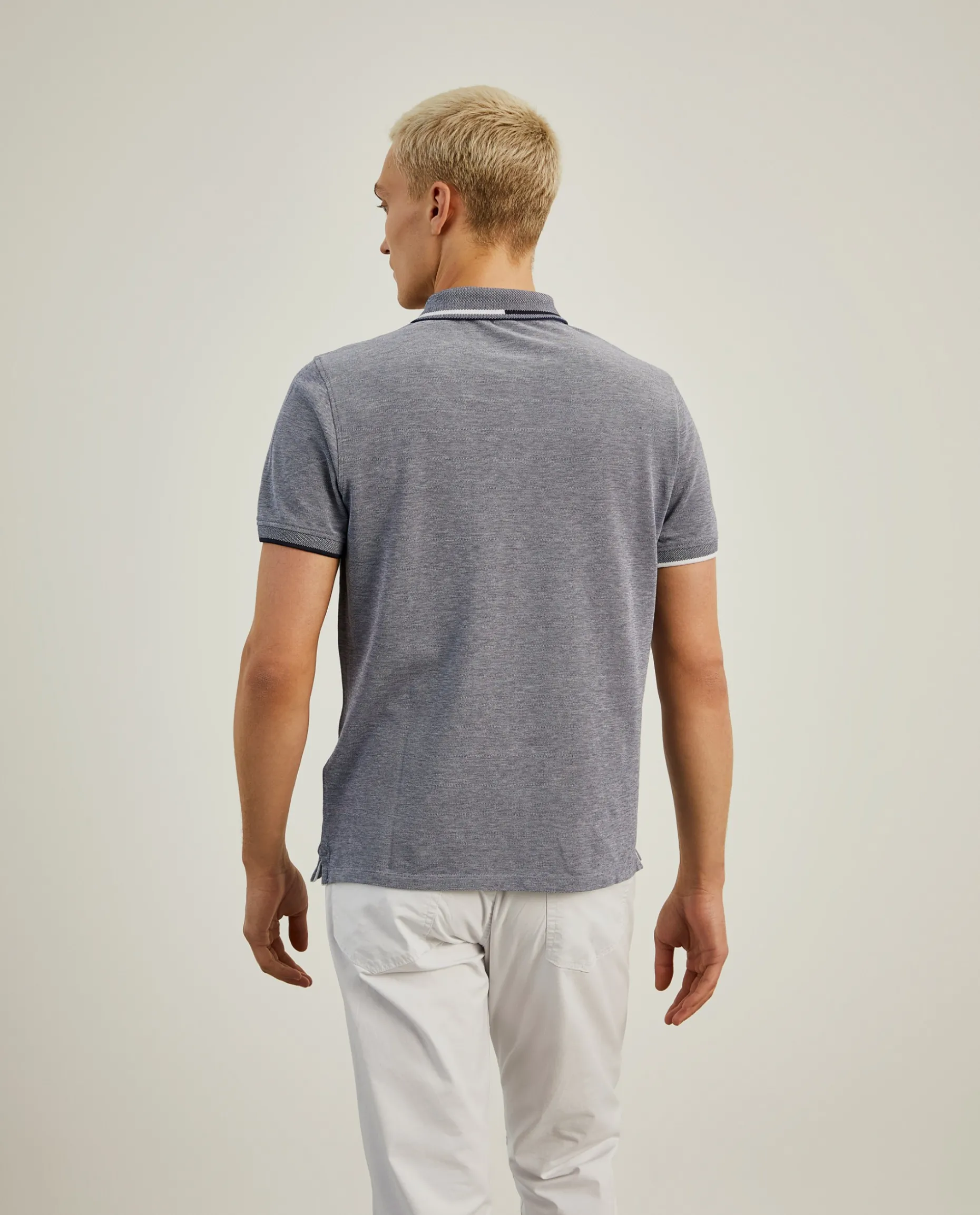 Polo piqué regular fit com riscas|LION OF PORCHES Online