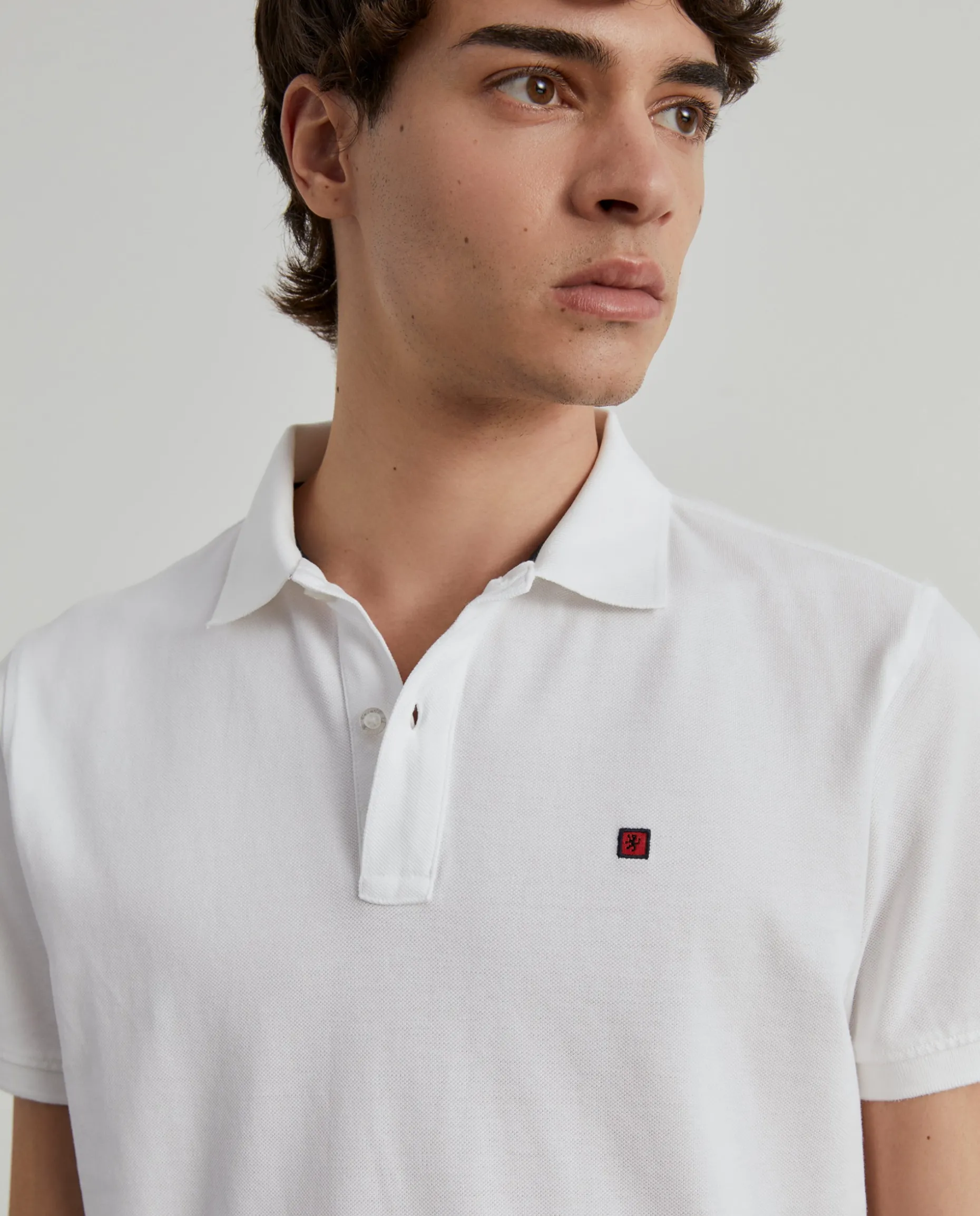 Polo piqué regular fit em algodão|LION OF PORCHES Hot