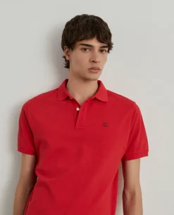 Polo piqué regular fit em algodão|LION OF PORCHES Online