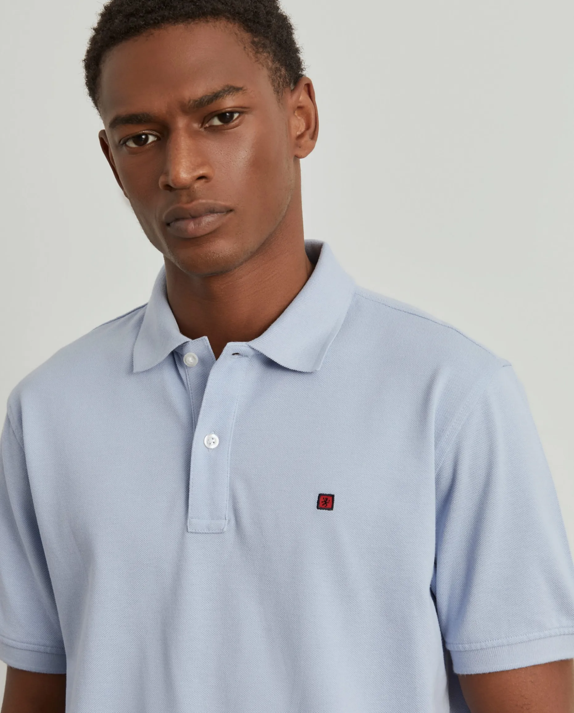 Polo piqué regular fit em algodão|LION OF PORCHES Online
