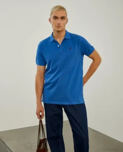 Polo piqué regular fit em algodão|LION OF PORCHES Discount