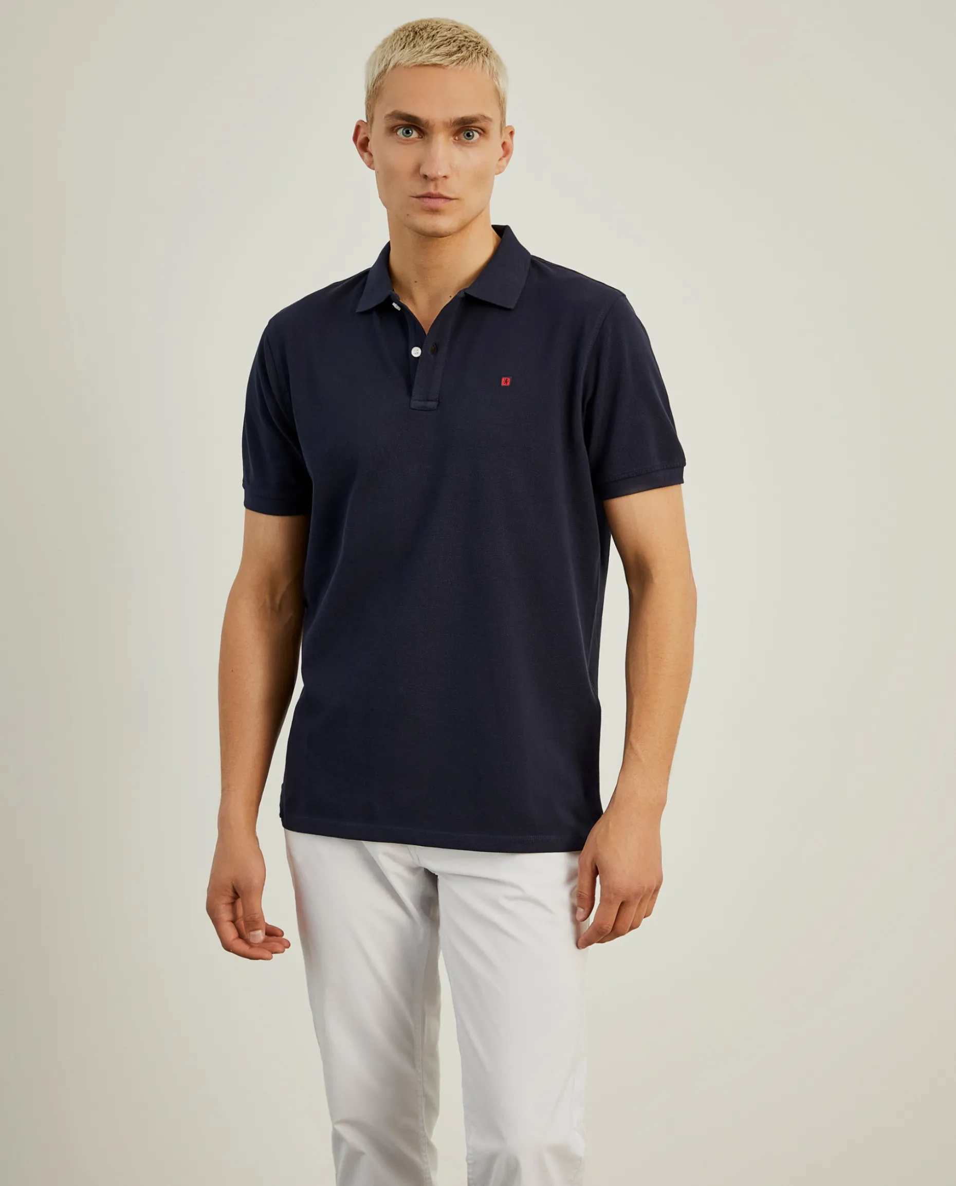Polo piqué regular fit em algodão|LION OF PORCHES Cheap