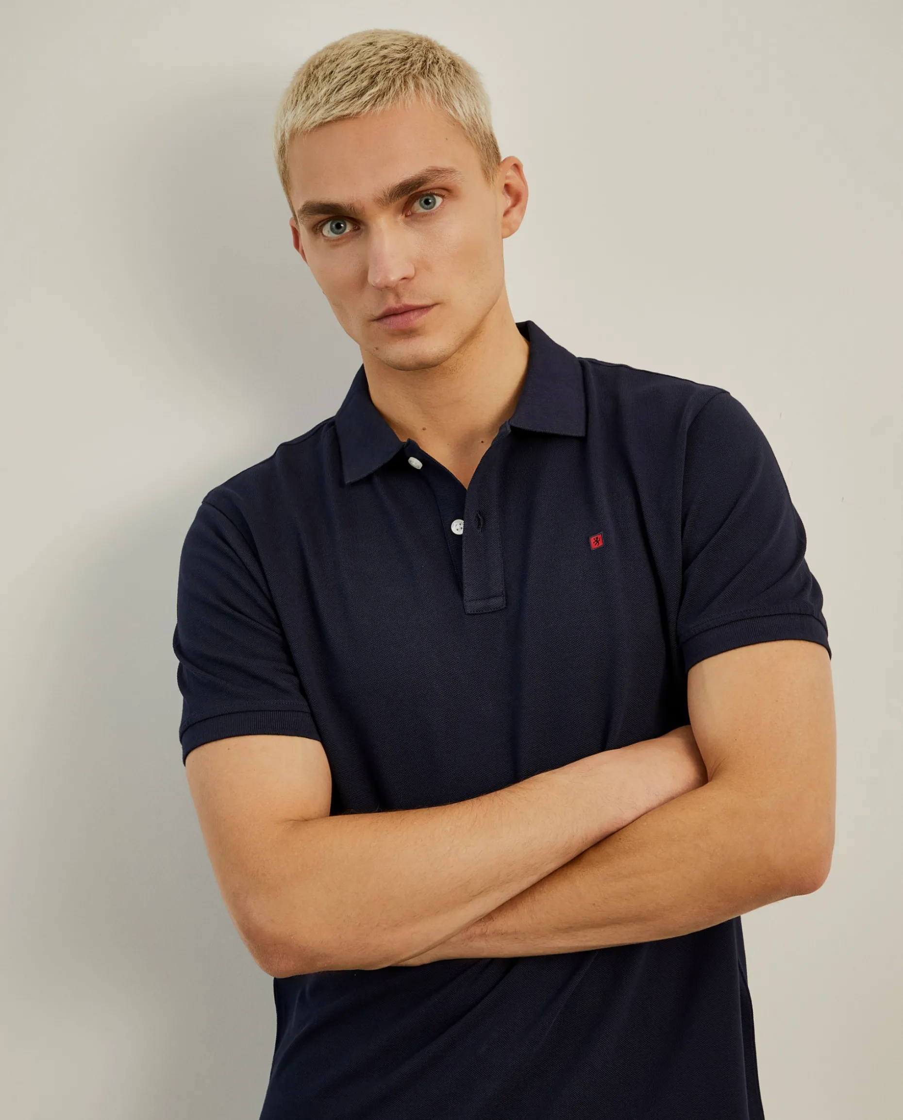 Polo piqué regular fit em algodão|LION OF PORCHES Cheap