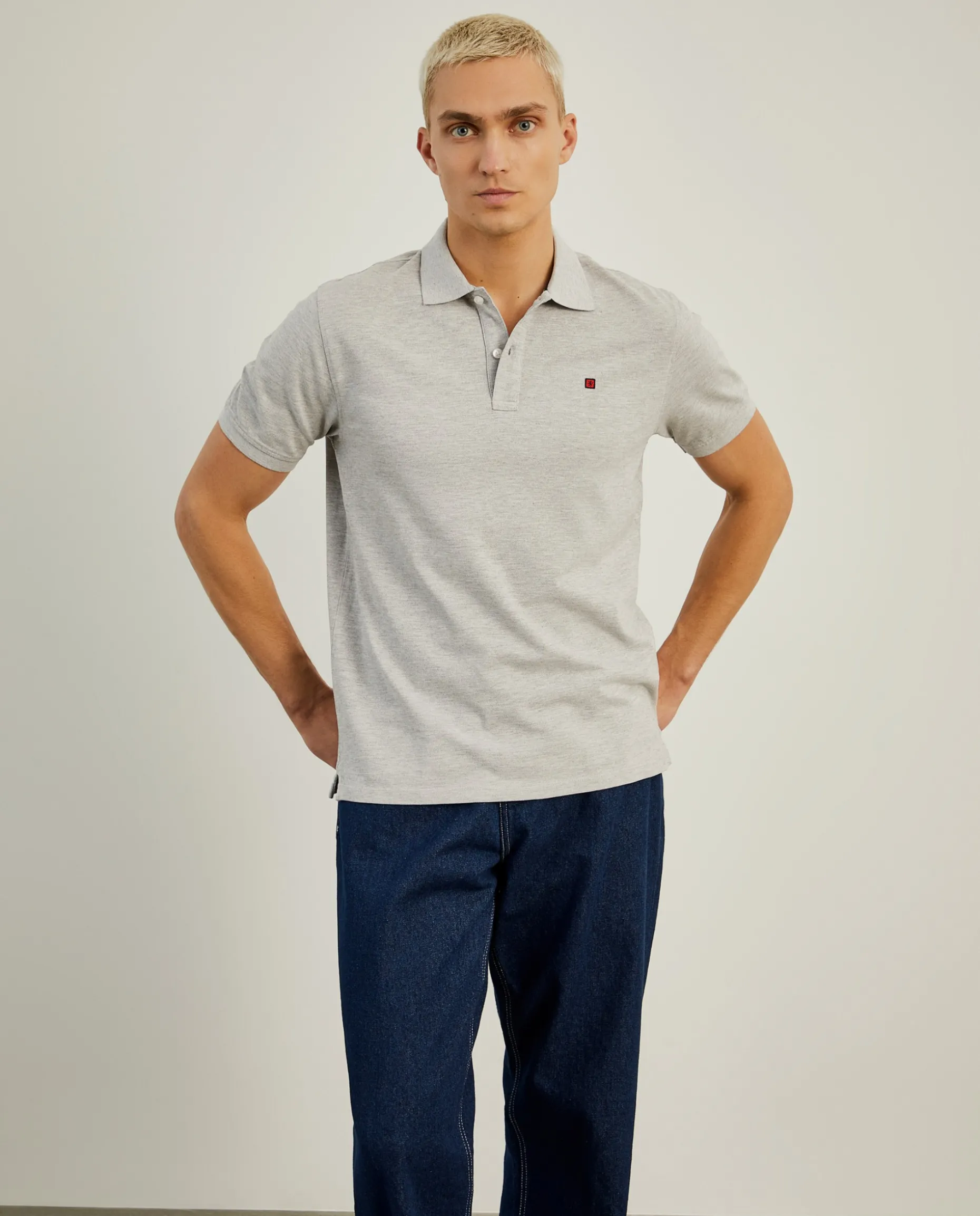 Polo piqué regular fit em algodão|LION OF PORCHES Discount