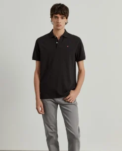 Polo piqué regular fit em algodão|LION OF PORCHES New