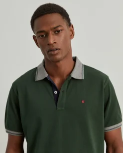 Polo piqué regular fit em algodão|LION OF PORCHES New