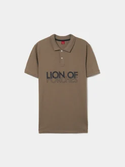 Polo piqué slim fit|LION OF PORCHES Sale
