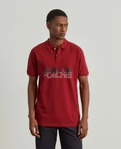 Polo piqué slim fit|LION OF PORCHES Sale