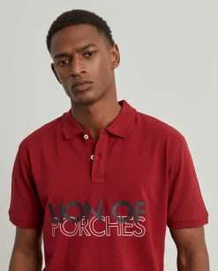 Polo piqué slim fit|LION OF PORCHES Sale