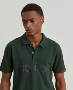 Polo piqué slim fit|LION OF PORCHES Clearance