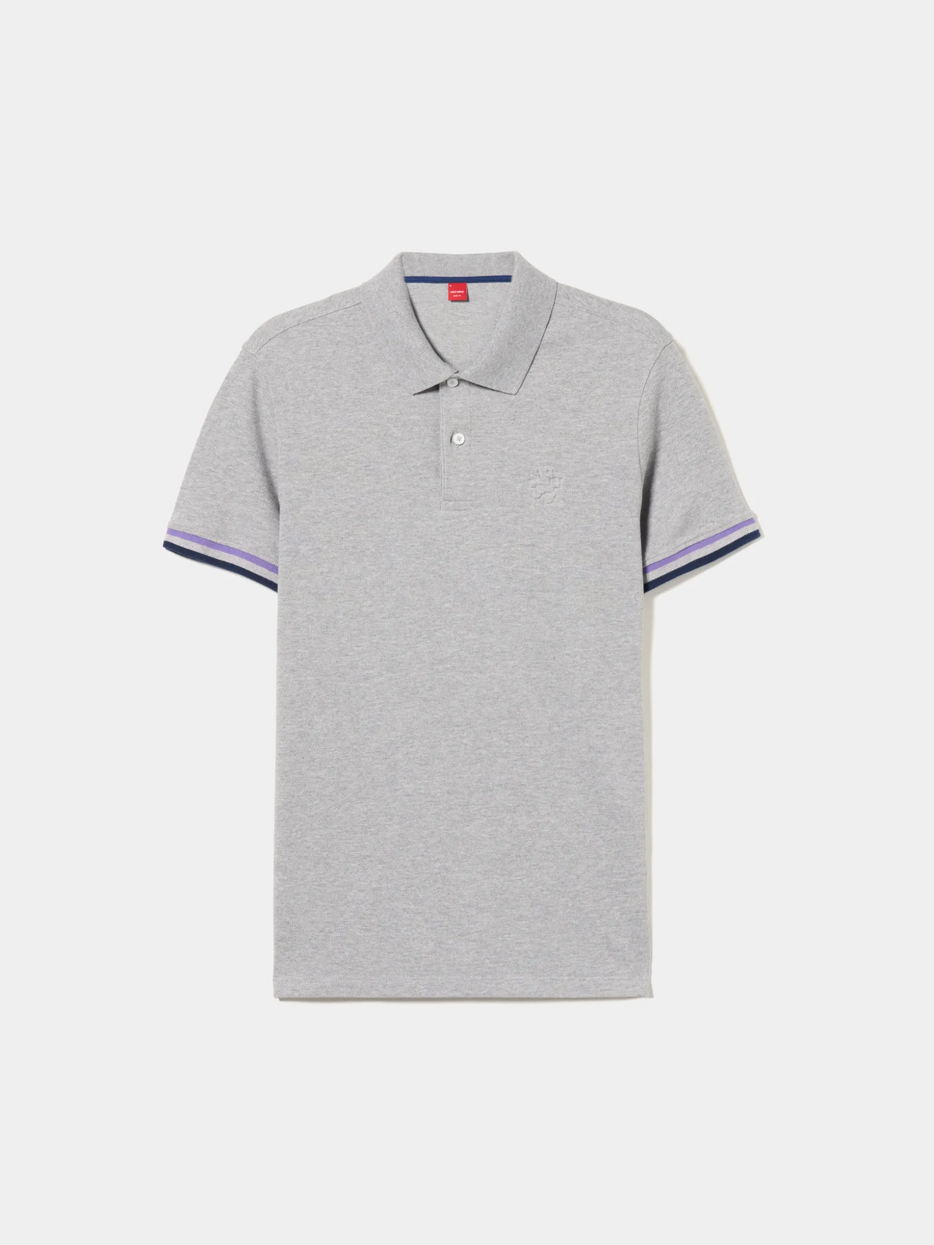 Polo piqué slim fit com riscas|LION OF PORCHES Store