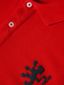 Polo piqué slim fit em algodão|LION OF PORCHES Best Sale