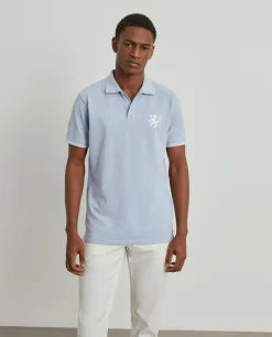 Polo piqué slim fit em algodão|LION OF PORCHES Discount