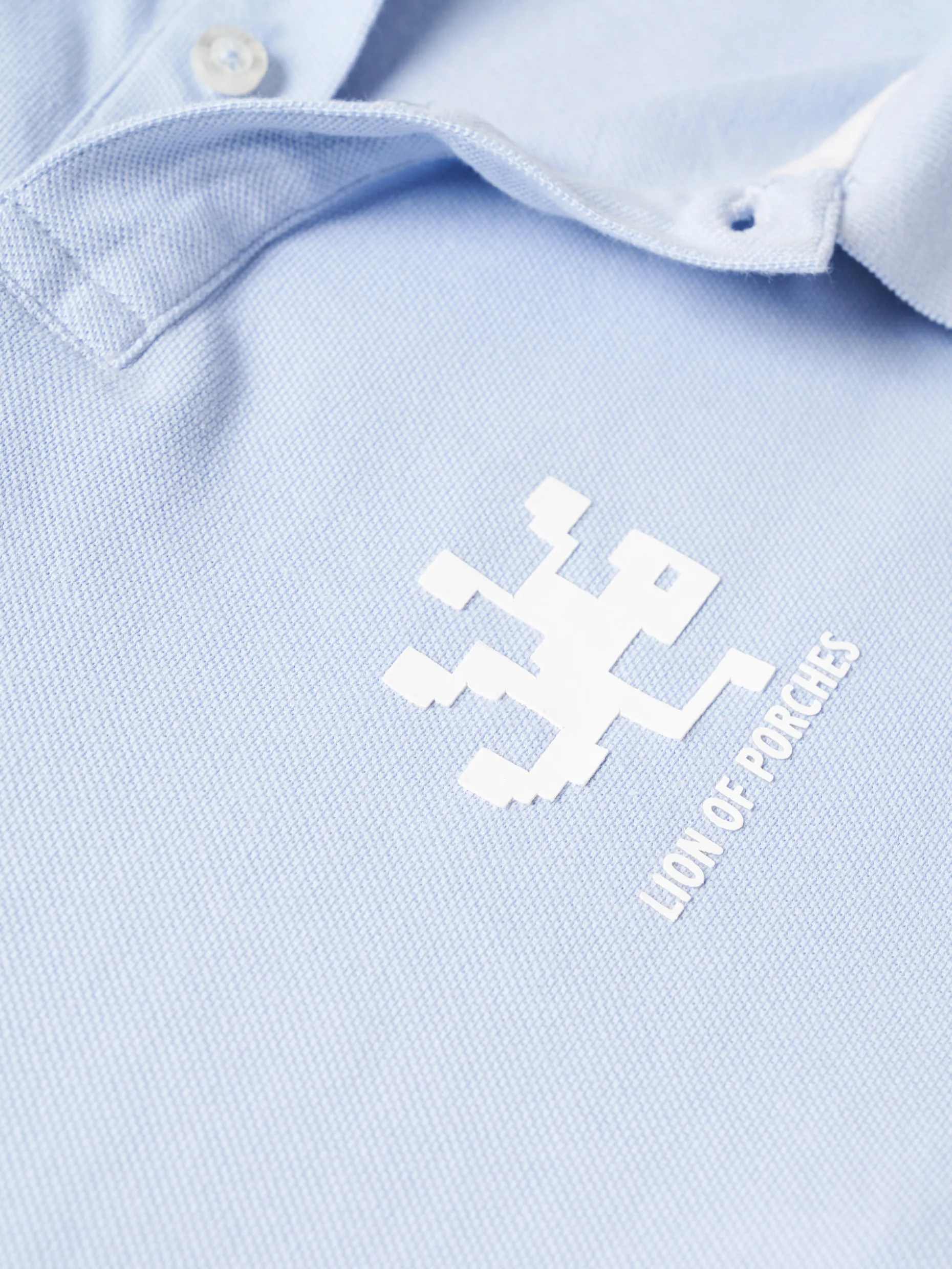 Polo piqué slim fit em algodão|LION OF PORCHES Discount