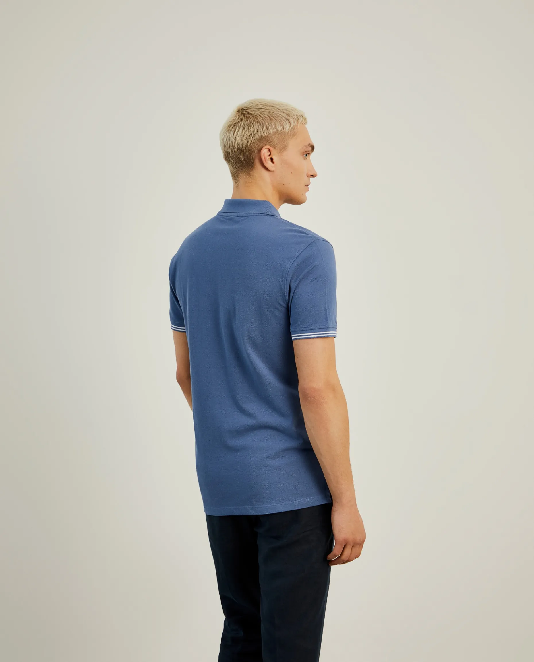 Polo piqué slim fit em algodão|LION OF PORCHES Discount
