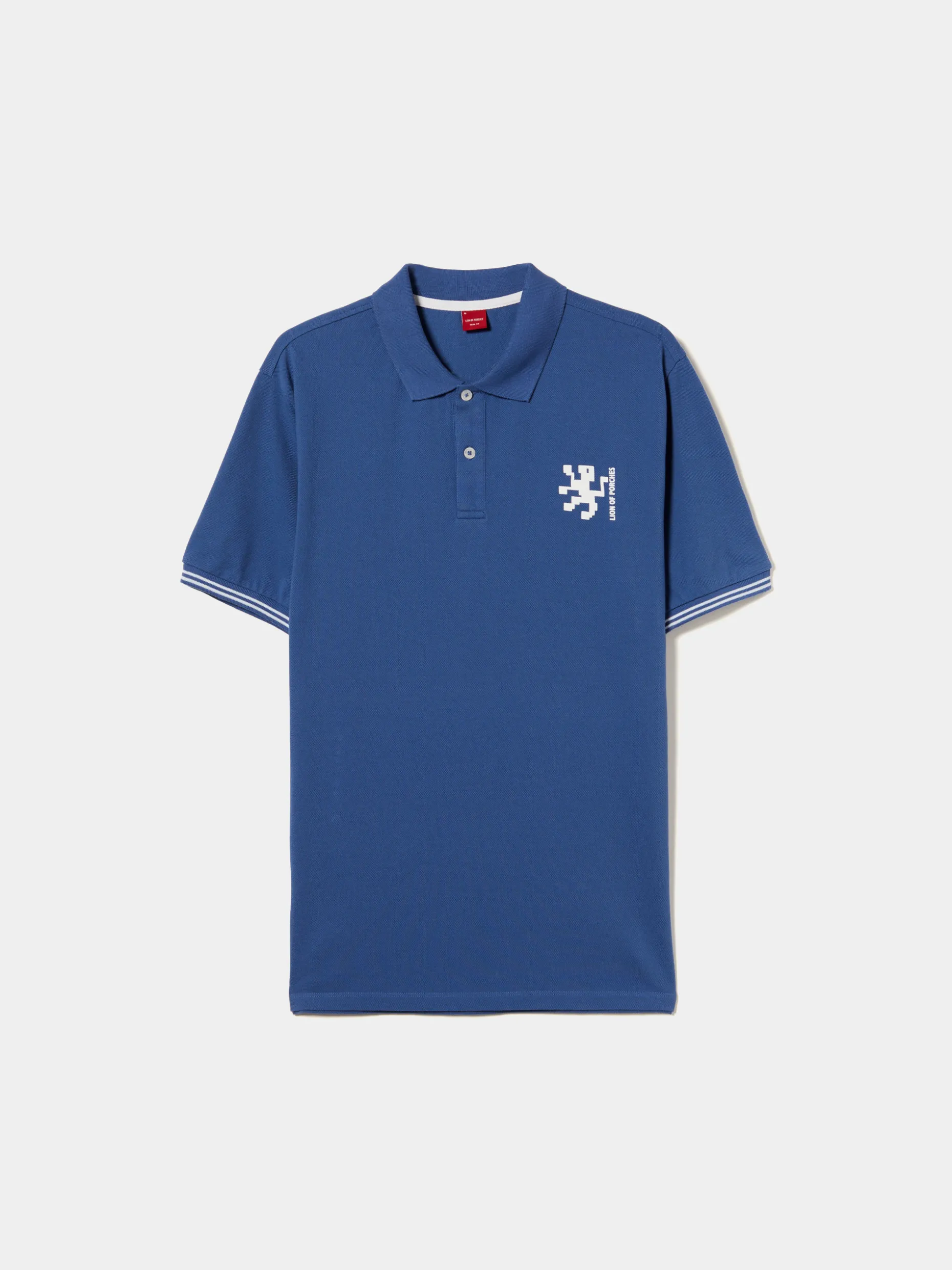Polo piqué slim fit em algodão|LION OF PORCHES Discount