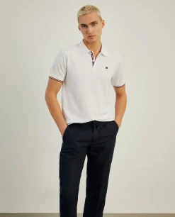 Polo piqué slim fit em algodão|LION OF PORCHES Discount