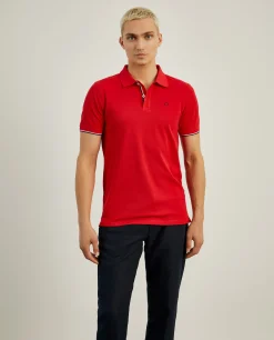 Polo piqué slim fit em algodão|LION OF PORCHES Discount