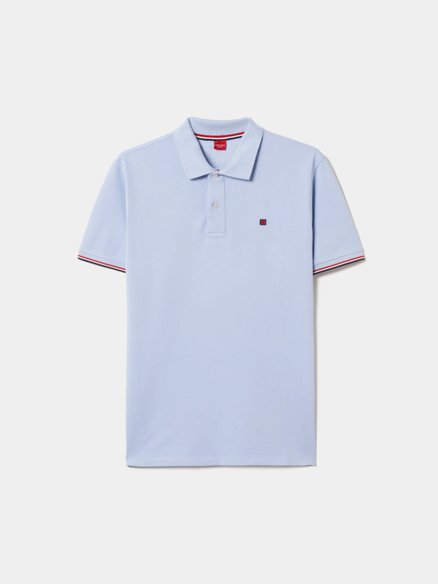 Polo piqué slim fit em algodão|LION OF PORCHES Outlet