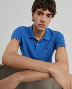 Polo piqué slim fit em algodão|LION OF PORCHES Hot