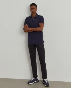 Polo piqué slim fit em algodão|LION OF PORCHES Shop