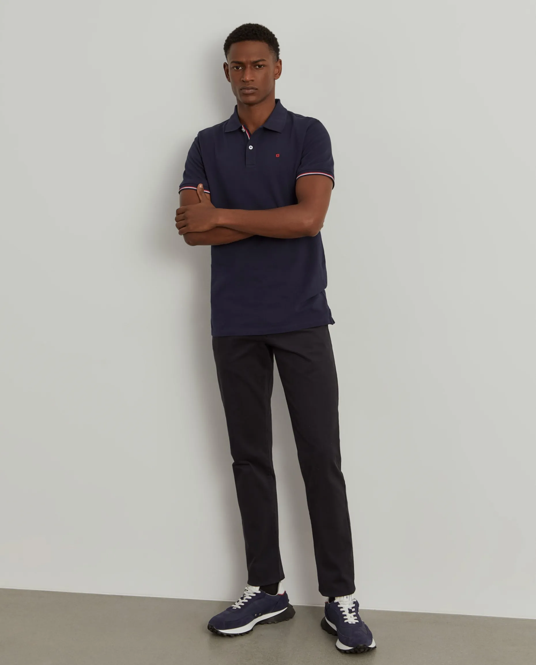 Polo piqué slim fit em algodão|LION OF PORCHES Shop