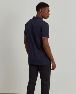 Polo piqué slim fit em algodão|LION OF PORCHES Shop