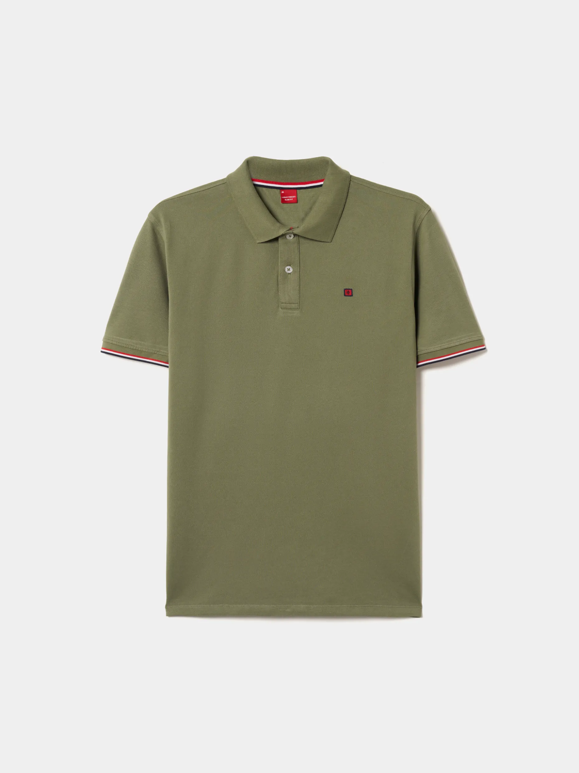 Polo piqué slim fit em algodão|LION OF PORCHES Cheap
