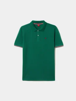 Polo piqué slim fit em algodão|LION OF PORCHES Fashion