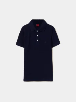 Polo piqué slim fit em algodão|LION OF PORCHES New
