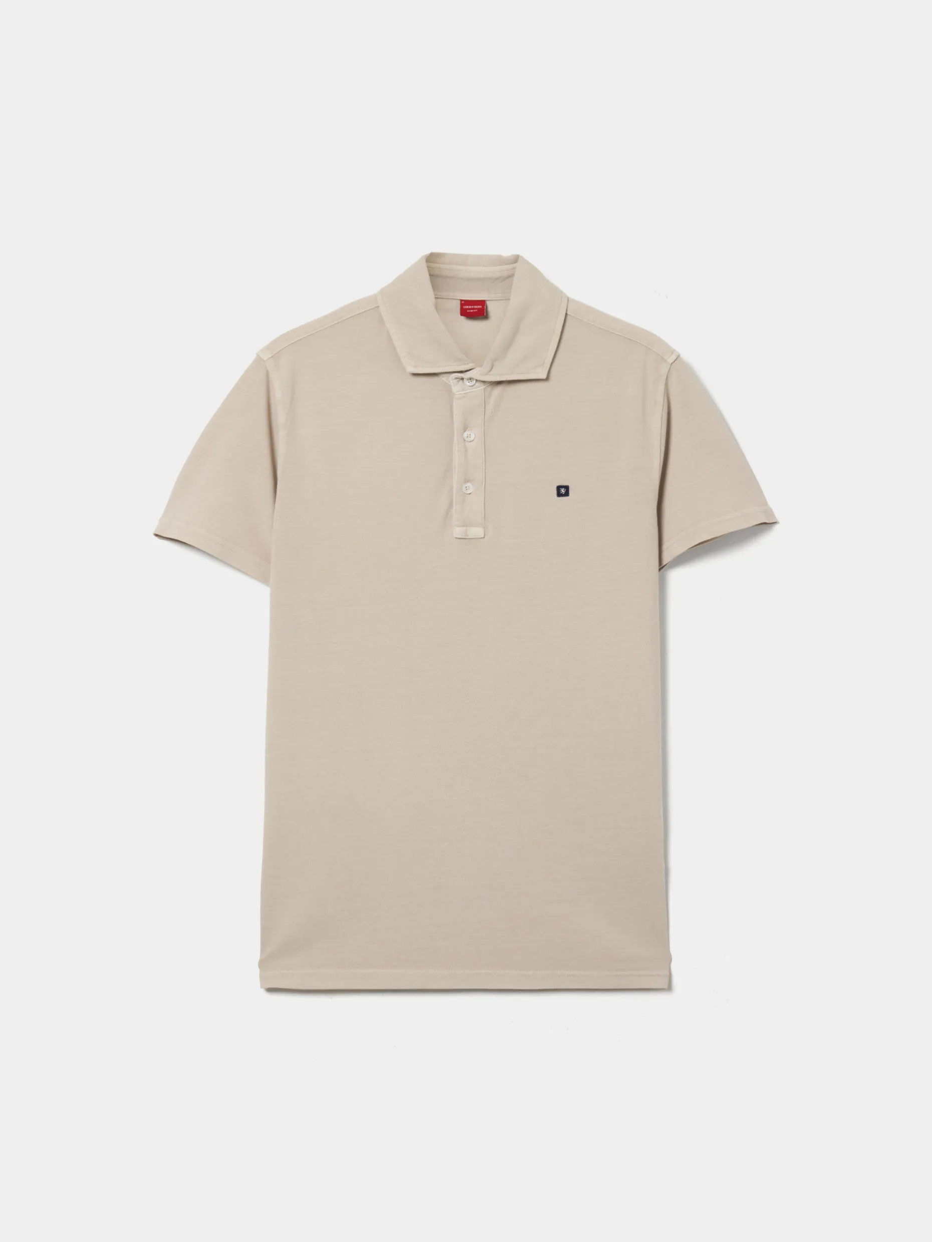 Polo piqué slim fit garment dye|LION OF PORCHES Clearance