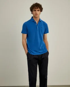 Polo piqué slim fit garment dye|LION OF PORCHES New