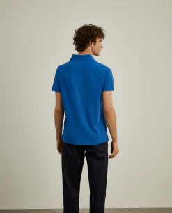 Polo piqué slim fit garment dye|LION OF PORCHES New