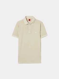 Polo piqué slim fit garment dye|LION OF PORCHES Cheap