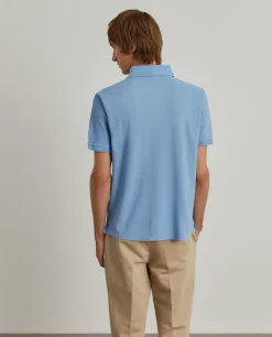 Polo piqué slim fit garment dye|LION OF PORCHES Hot