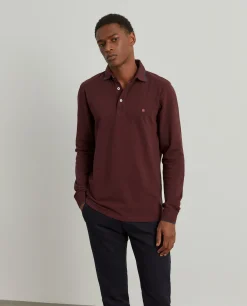Polo piqué slim fit manga comprida|LION OF PORCHES Cheap