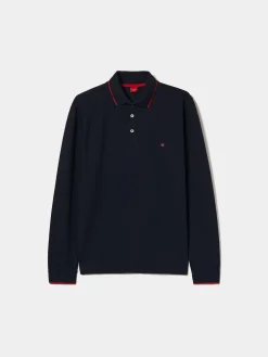 Polo piqué slim fit manga comprida|LION OF PORCHES Discount