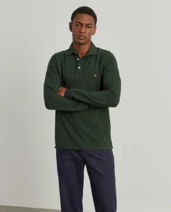 Polo piqué slim fit manga comprida|LION OF PORCHES Fashion