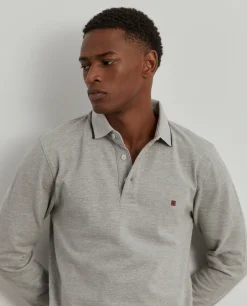 Polo piqué slim fit manga comprida|LION OF PORCHES Shop