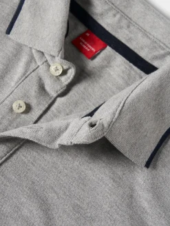 Polo piqué slim fit manga comprida|LION OF PORCHES Shop