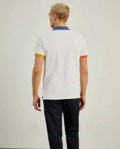 Polo piqué slim fit multicolor|LION OF PORCHES Hot